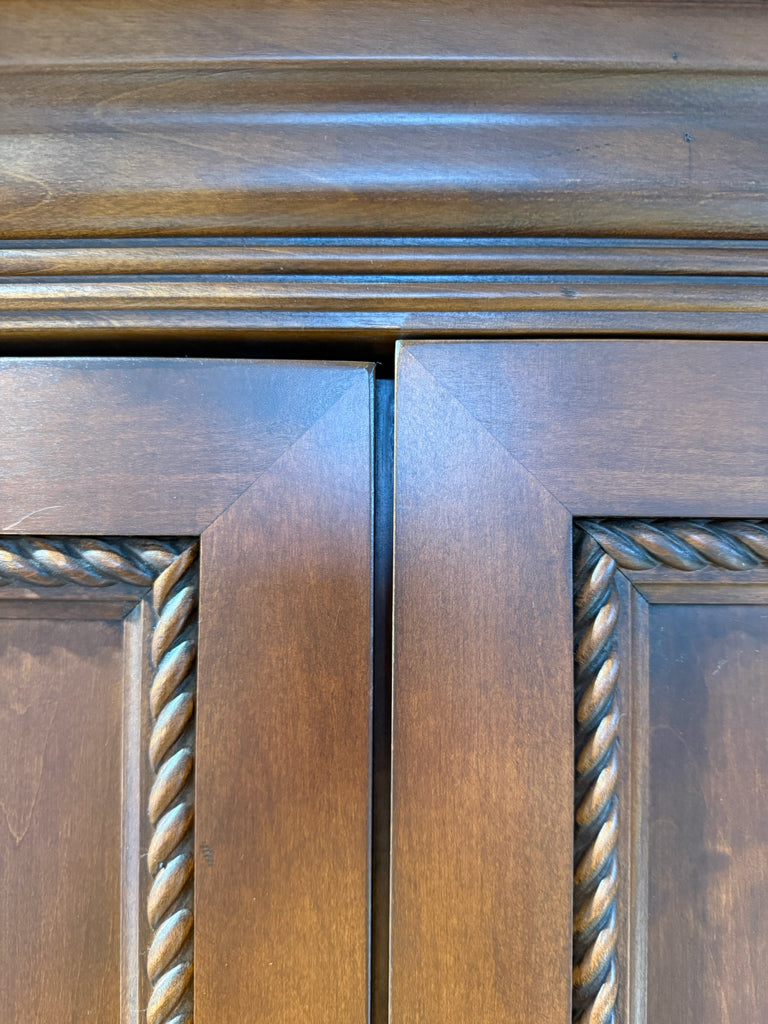 Durham Furniture Saville Row armoire, 45"W x 25"D x 79"H