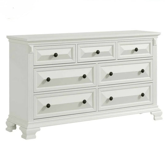 Calloway 7 Drawer Dresser w/ Mirror, 64"W x 18"D x 78"H