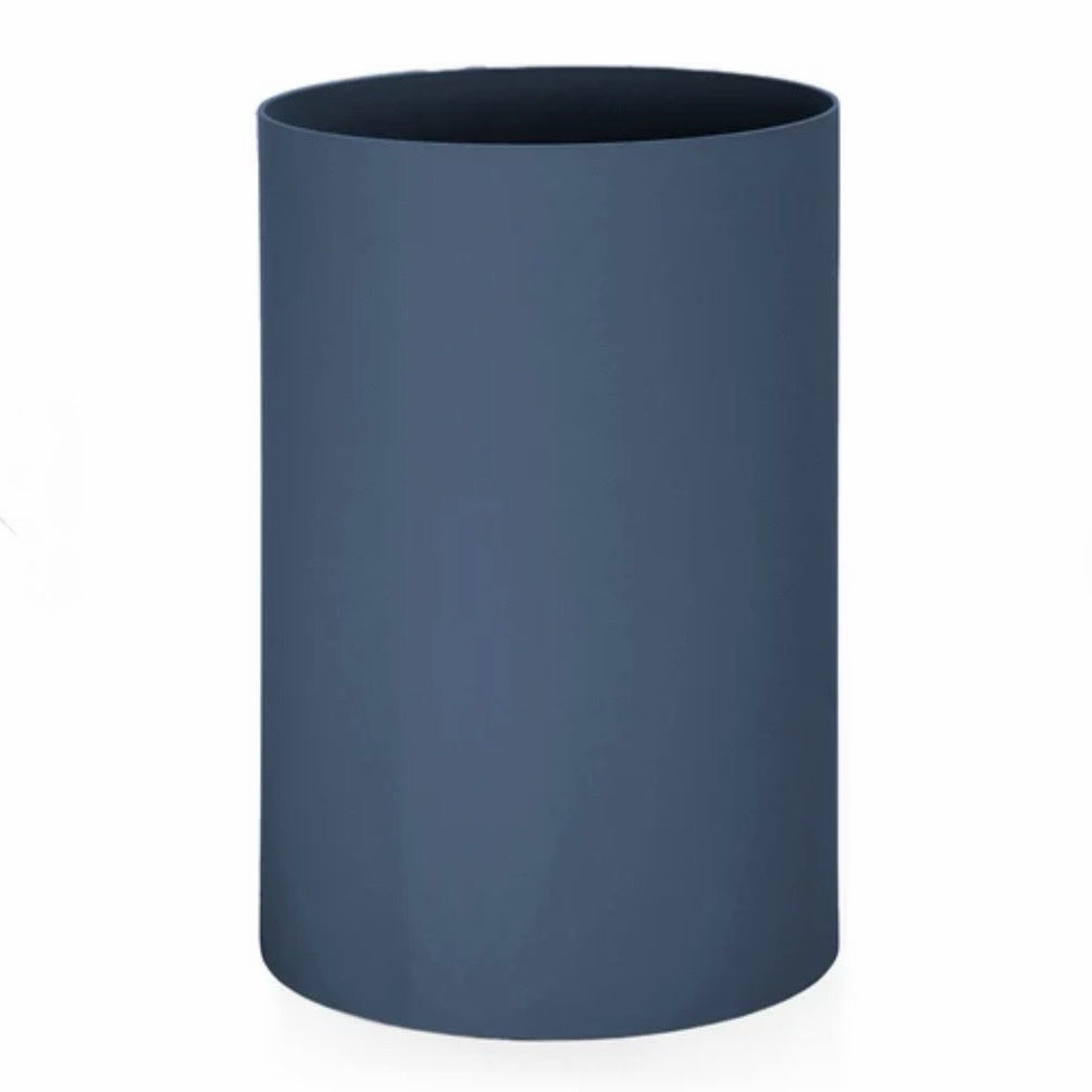 Kartell Waste Basket, Blue, 9.9"Dia x 15"H