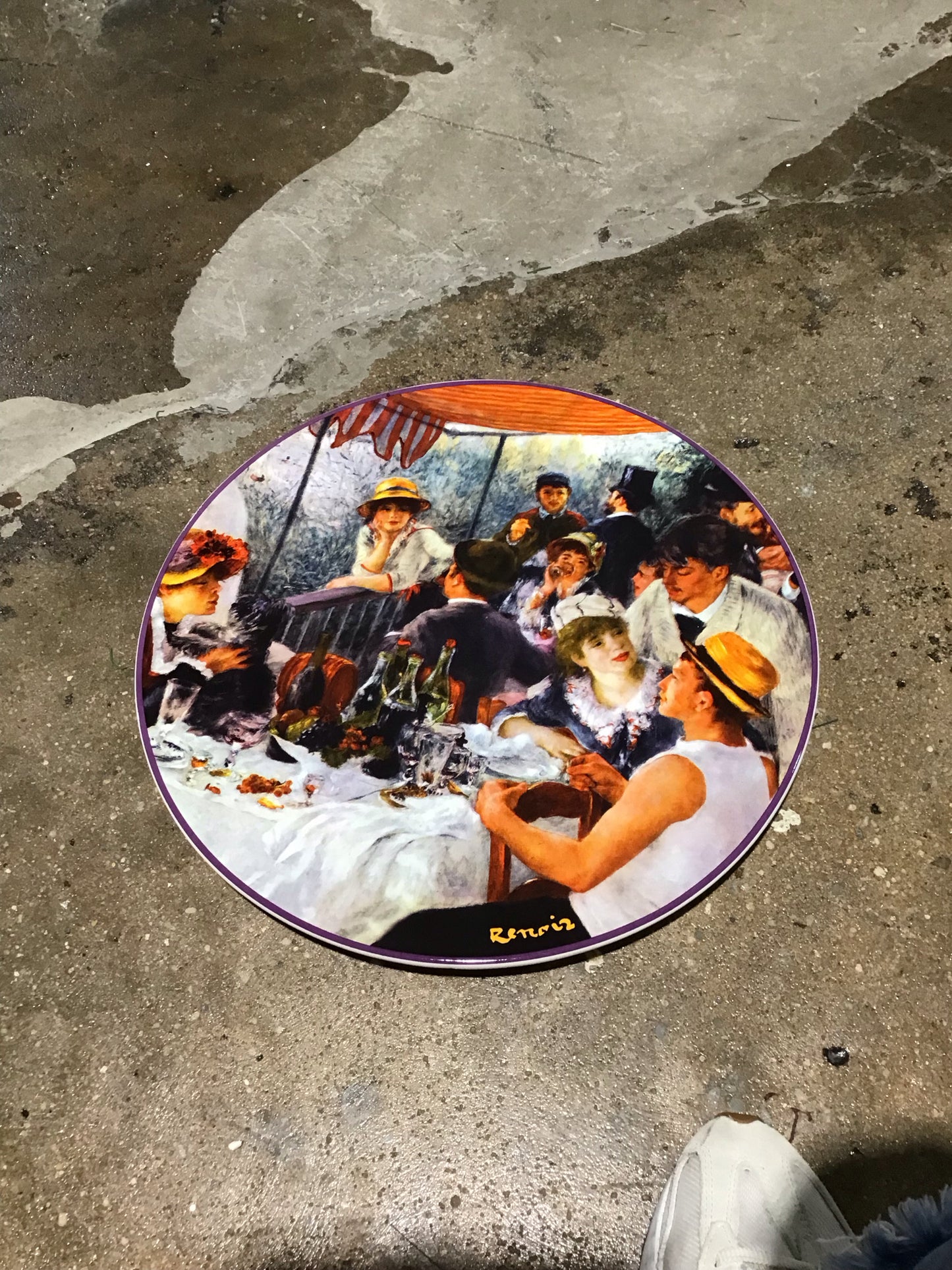 Large Renoir Decorative Plate 16" Dia.