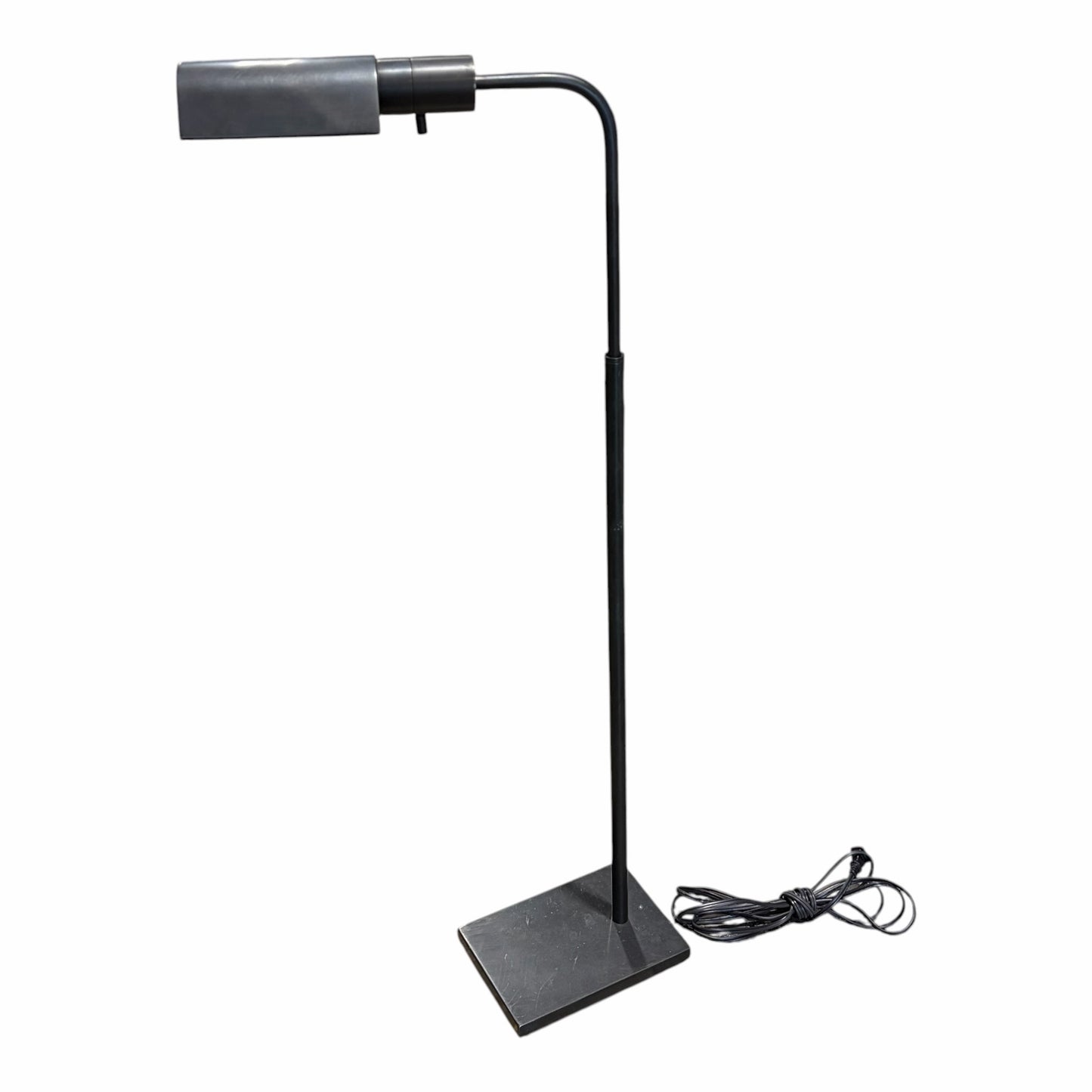 Black Telescoping Floor Lamp, 33-44"H x 14"W