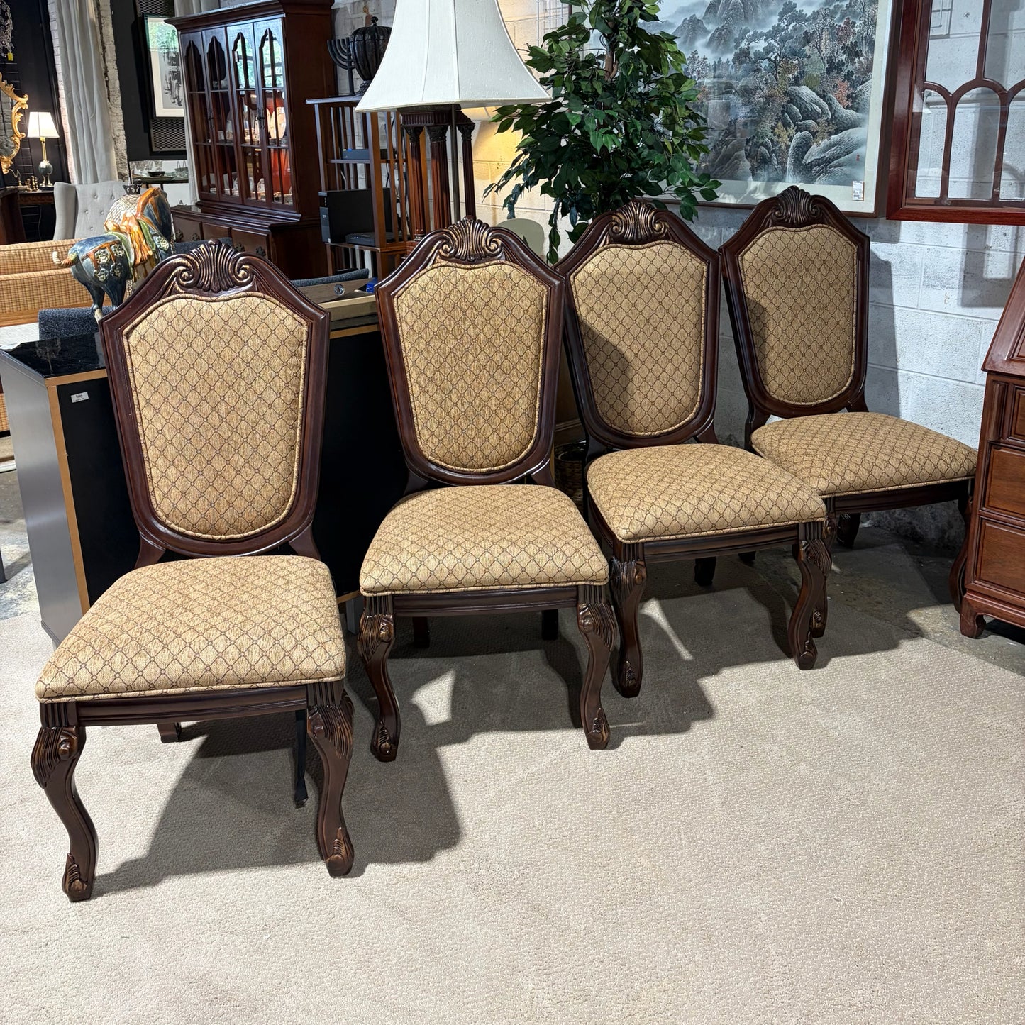 4 Chateau De Ville Side Chairs, 21"W x 28"D x 46"H
