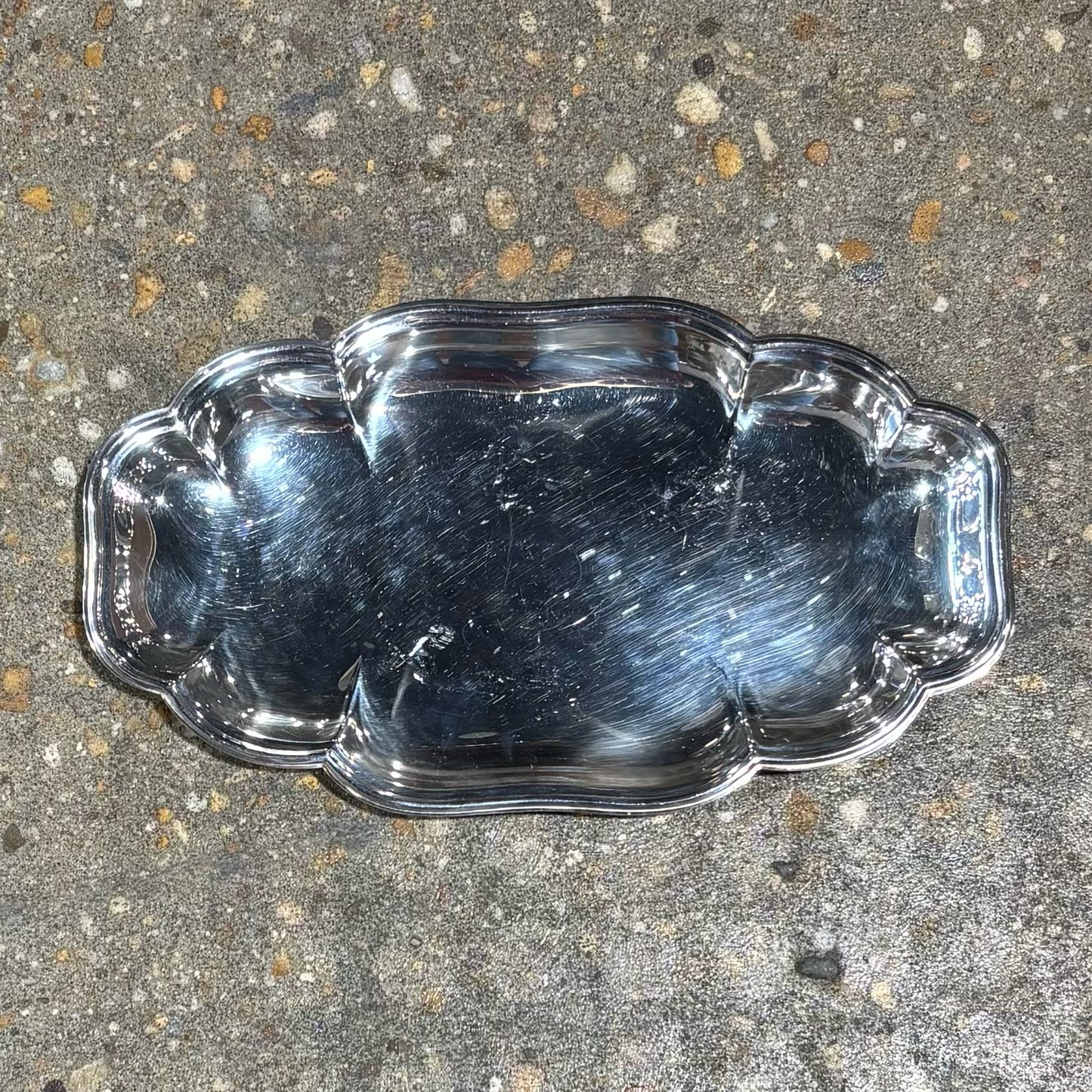 Gorham Heritage Silverplate Tray 12" L x 7" W x 1" H