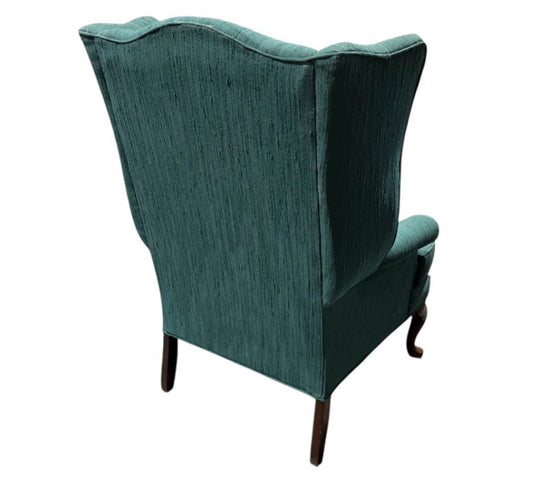 Ideal Furniture Co. wingback chair, 30"W x 26"D x 45"H