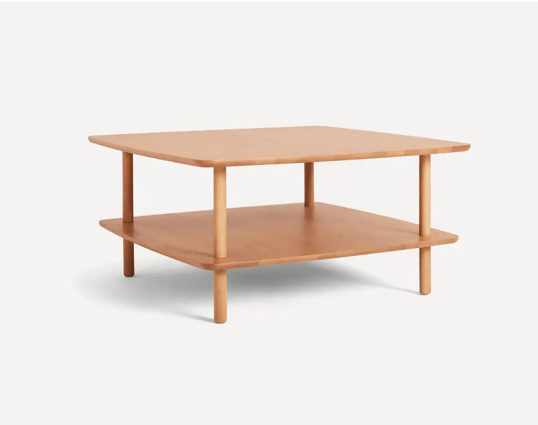 NEW Serif Coffee Table in Oak 34" W x 16.5" D x 34" H