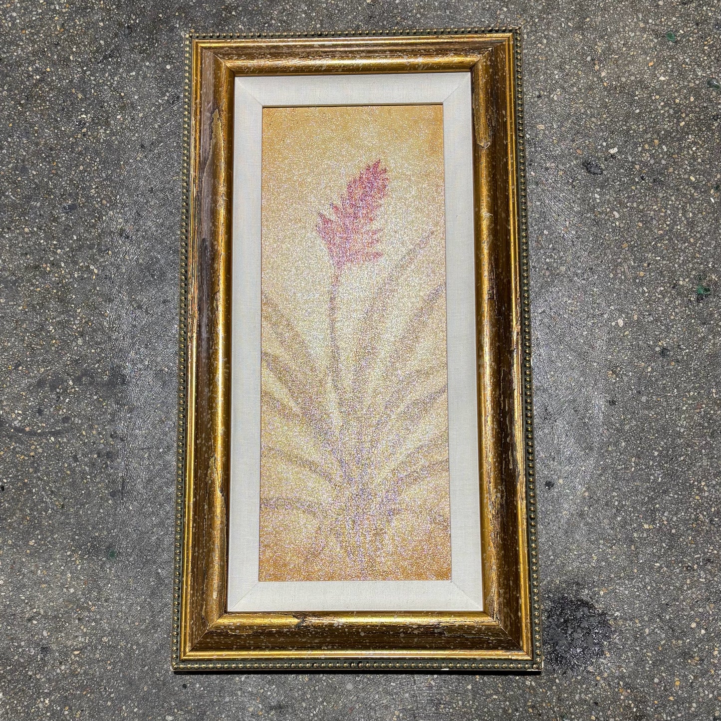 "Tropical Floral I" Giclee by Walter Paulson 16" W x 1.5" D x 30.5" H