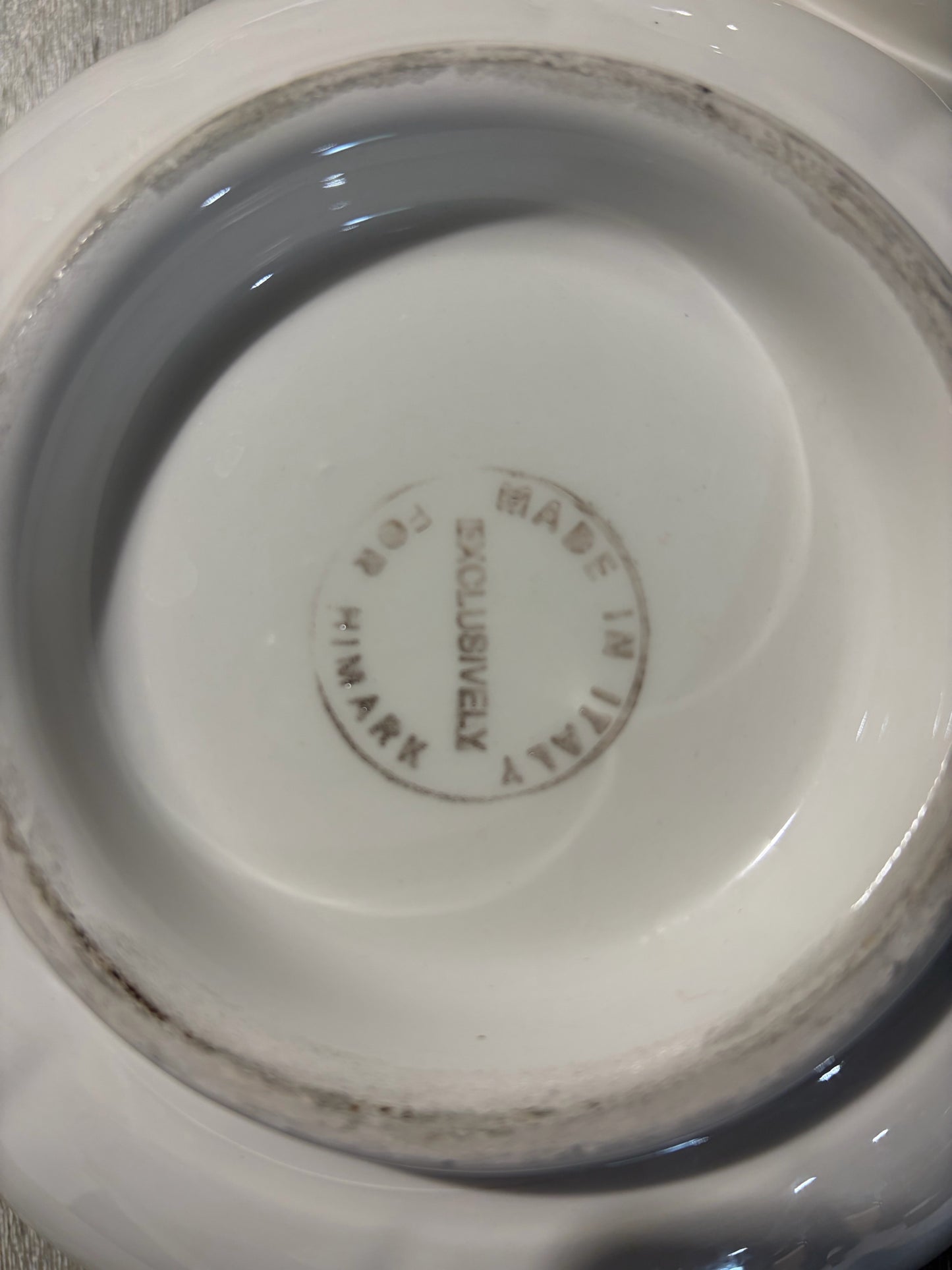 Himark Italian Fruit Bowl, 11" Dia x 4.25"H