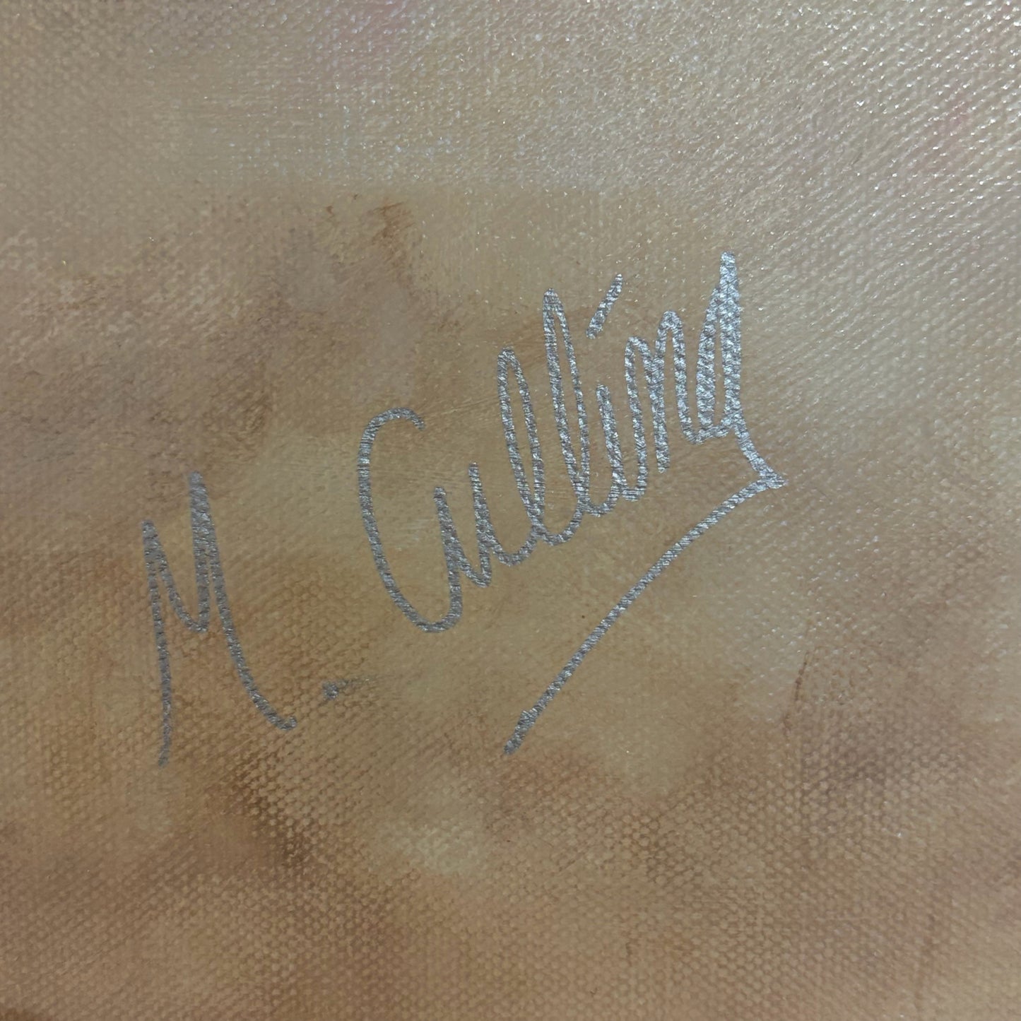 "Sunrise" Original Acrylic Painting by VB Artist Mary Culling, 48"Sq x 1.75"D