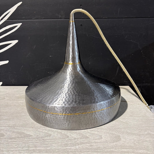 Arteriors Mason Single Light Forged Metal Pendant, 13.25"Dia x 14"H