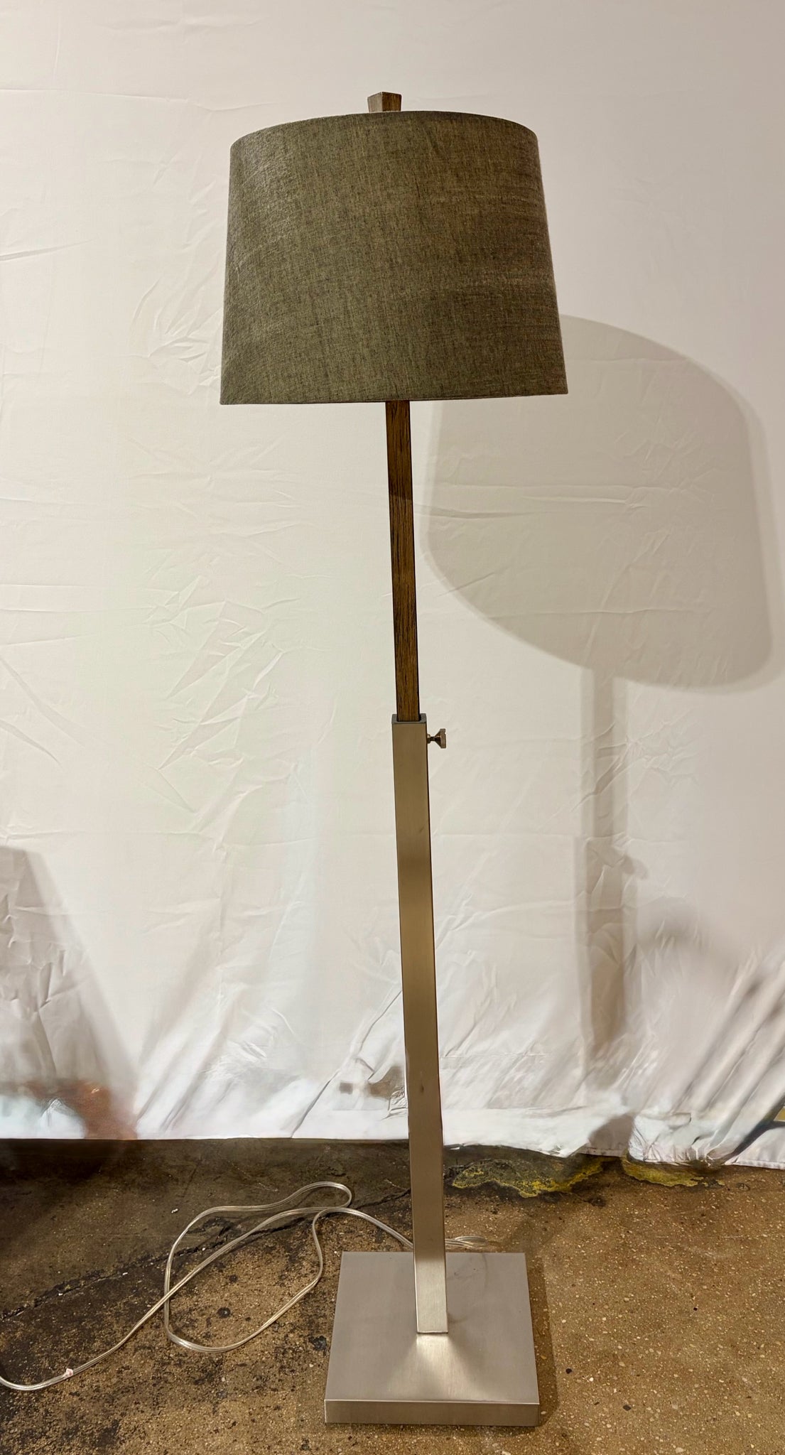 Adjustable Floor Lamp, 56"H x 15"Dia