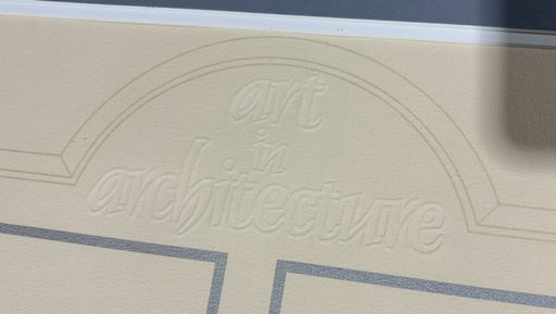 Print "Art in Architecture" 36.5" W x 17.5" H x 1" D