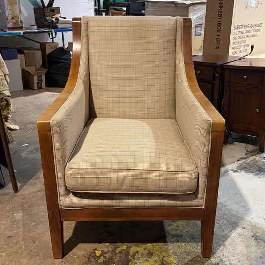 Nailhead Club Chair, 28"W x 35"D x 38"H