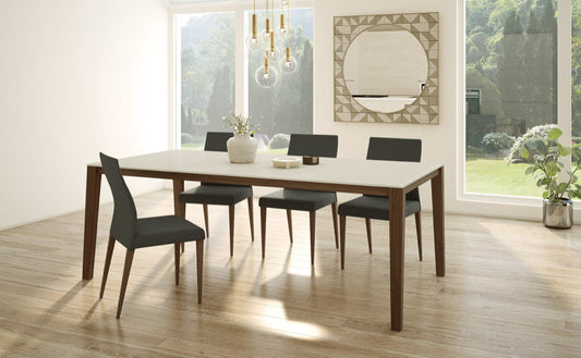 NEW Pair of Mobican Dali Low Back Dining Chairs, 18"W x 18"D x 35"H