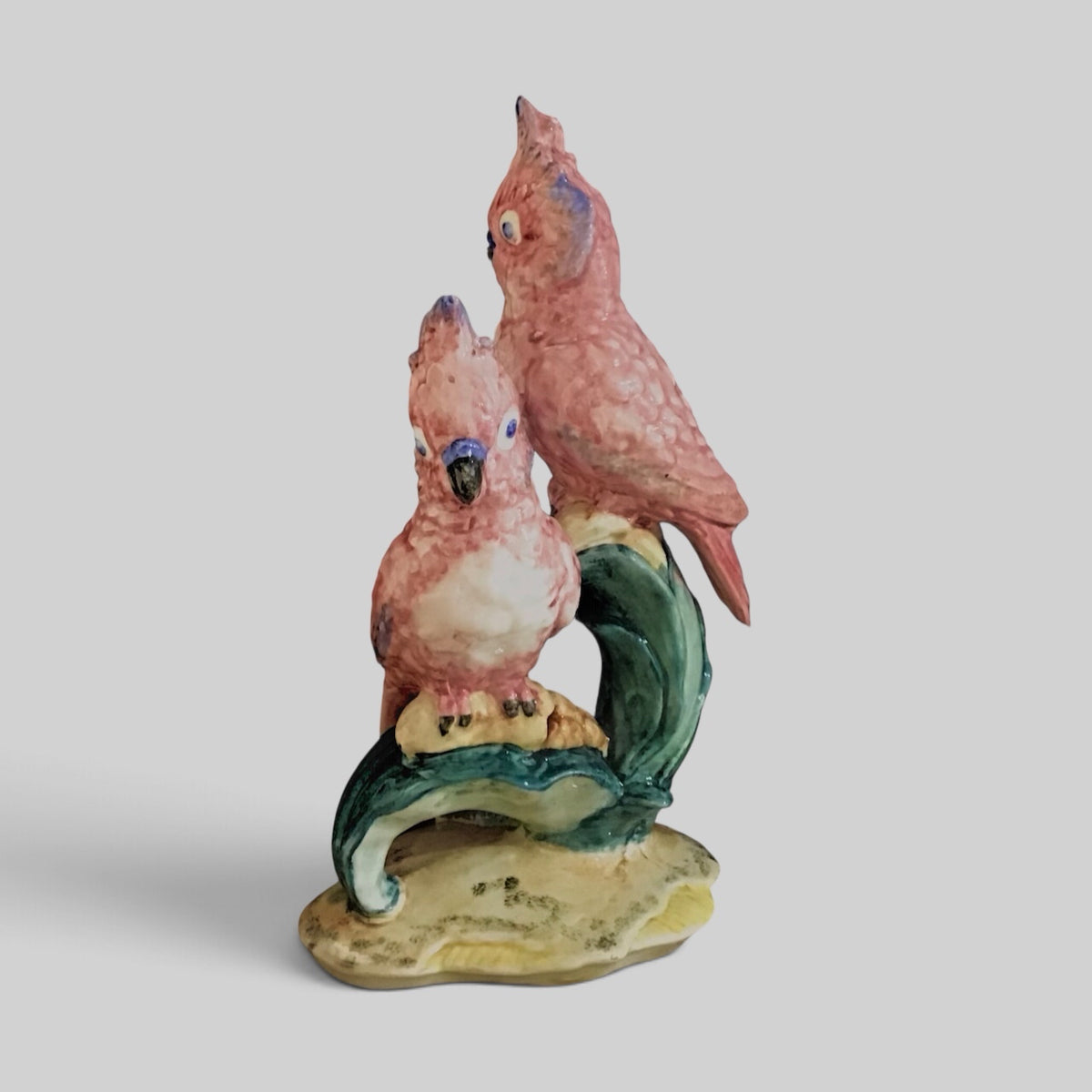 VTG Stangl Double Cockatoo 5.5"W x 3.5"D x 10"H