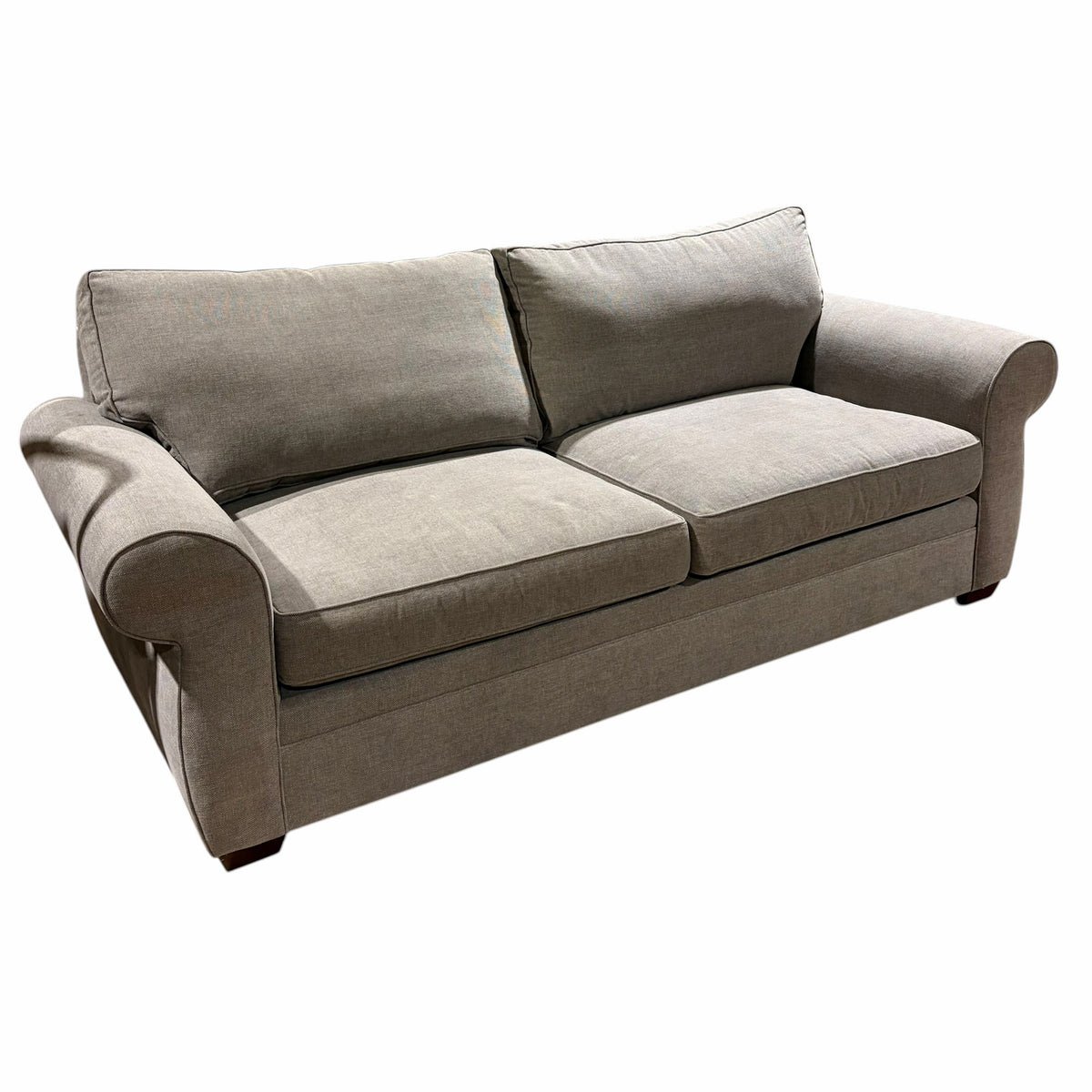 Pottery Barn Pearce Sofa, Charcoal Basketweave, 90"W x 40"D x 32"H