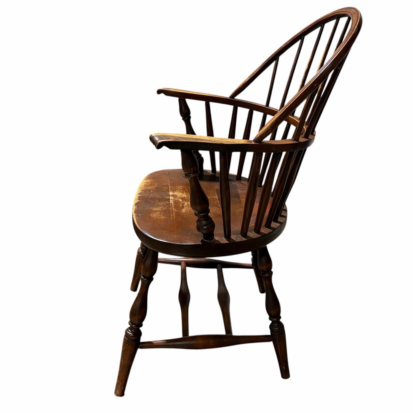 VTG Bow Back Windsor Armchair, 24.5"W x 24"D x 37.25"H