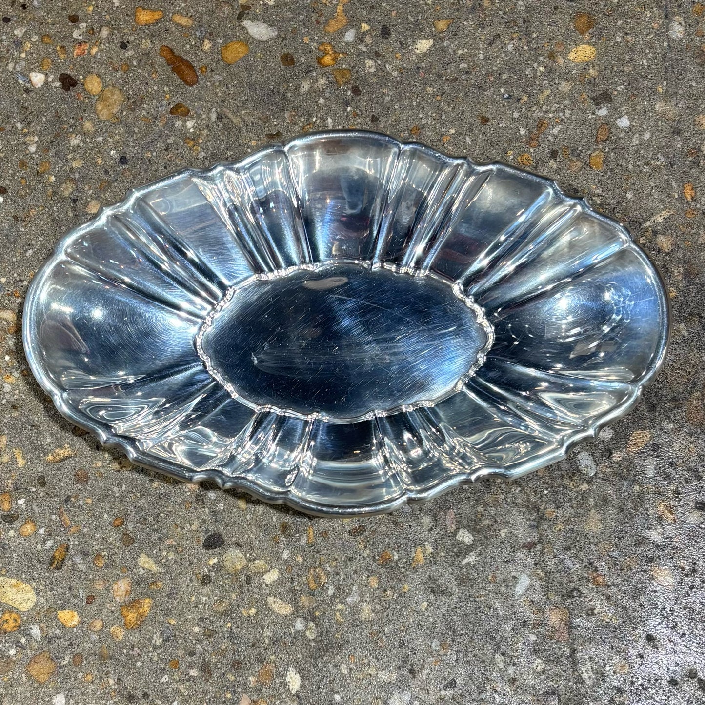 Sterling Poole Oval Bowl 11.5" L x 7" W x 1.75" H