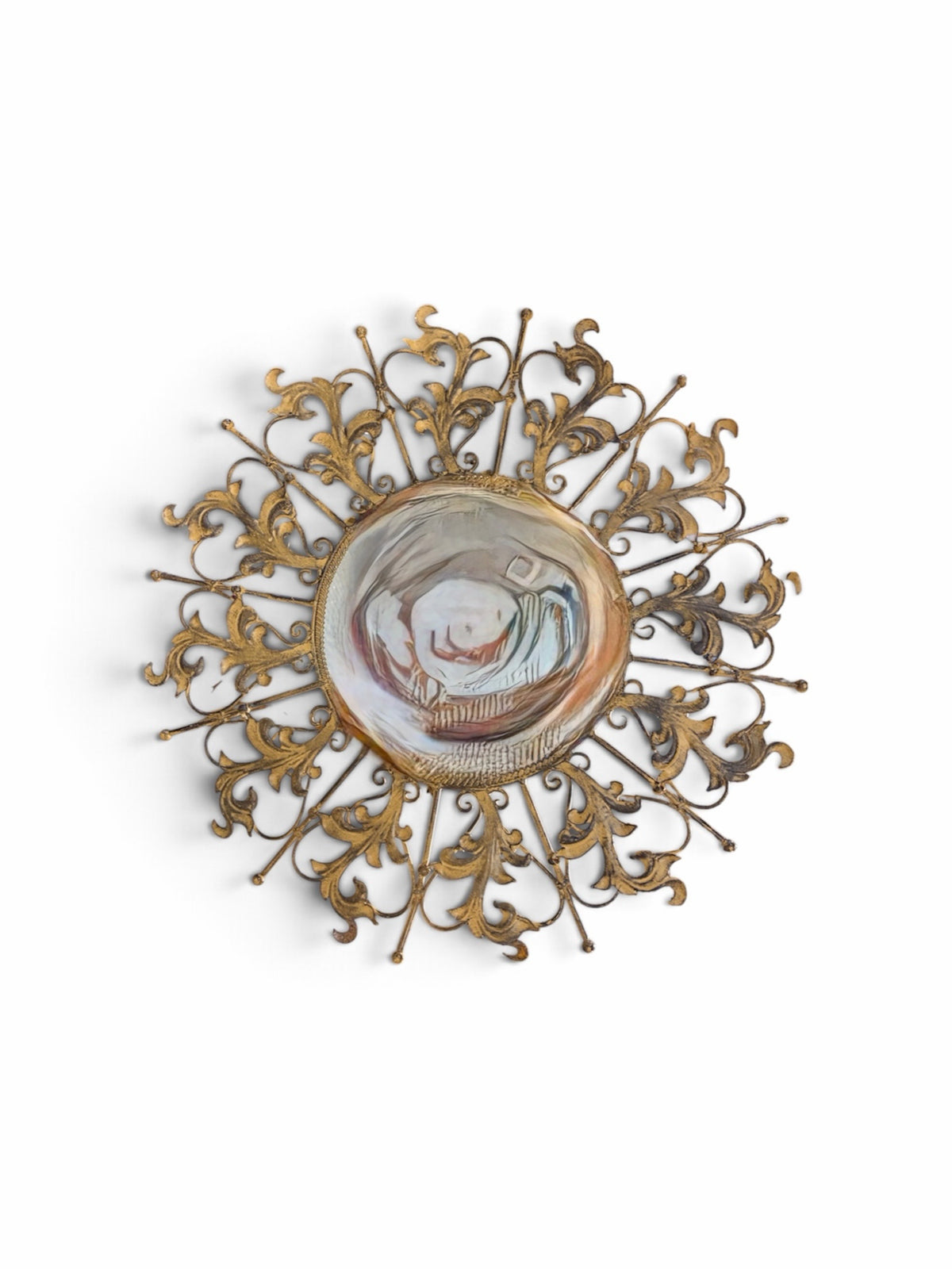 Round Metal Mirror