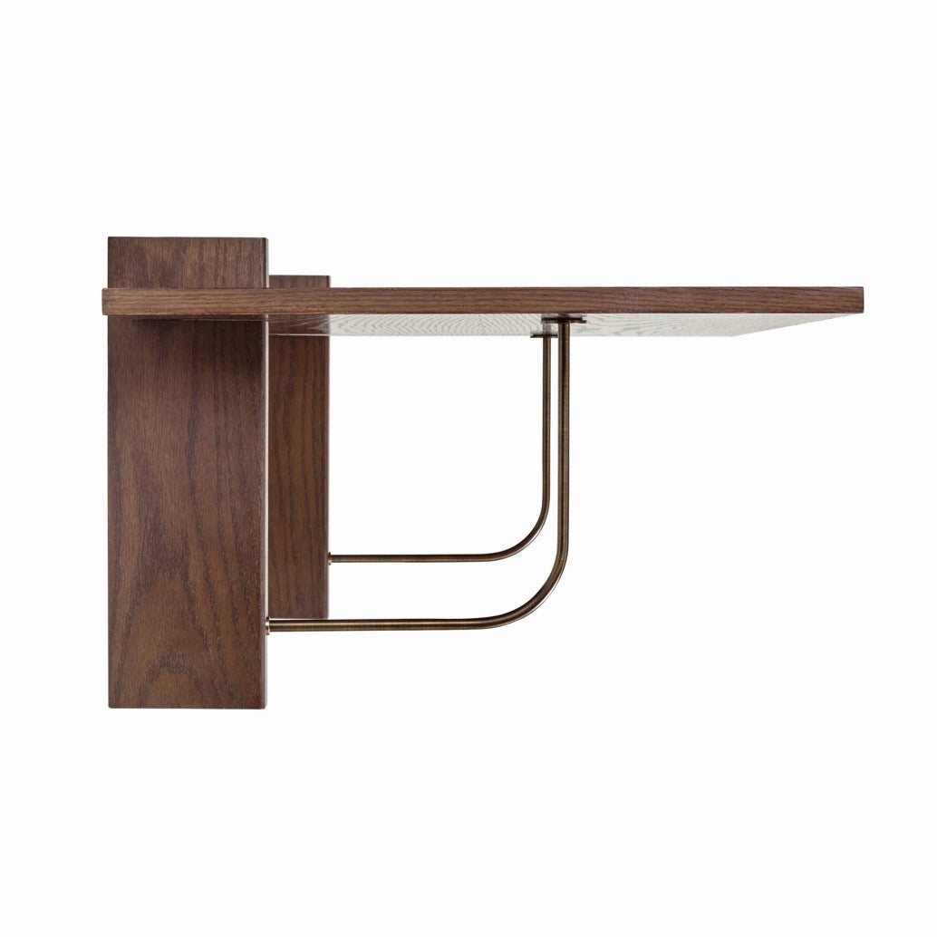 Corbel Wall Desk, 39.4"W x 17.7"D x 11.8"H
