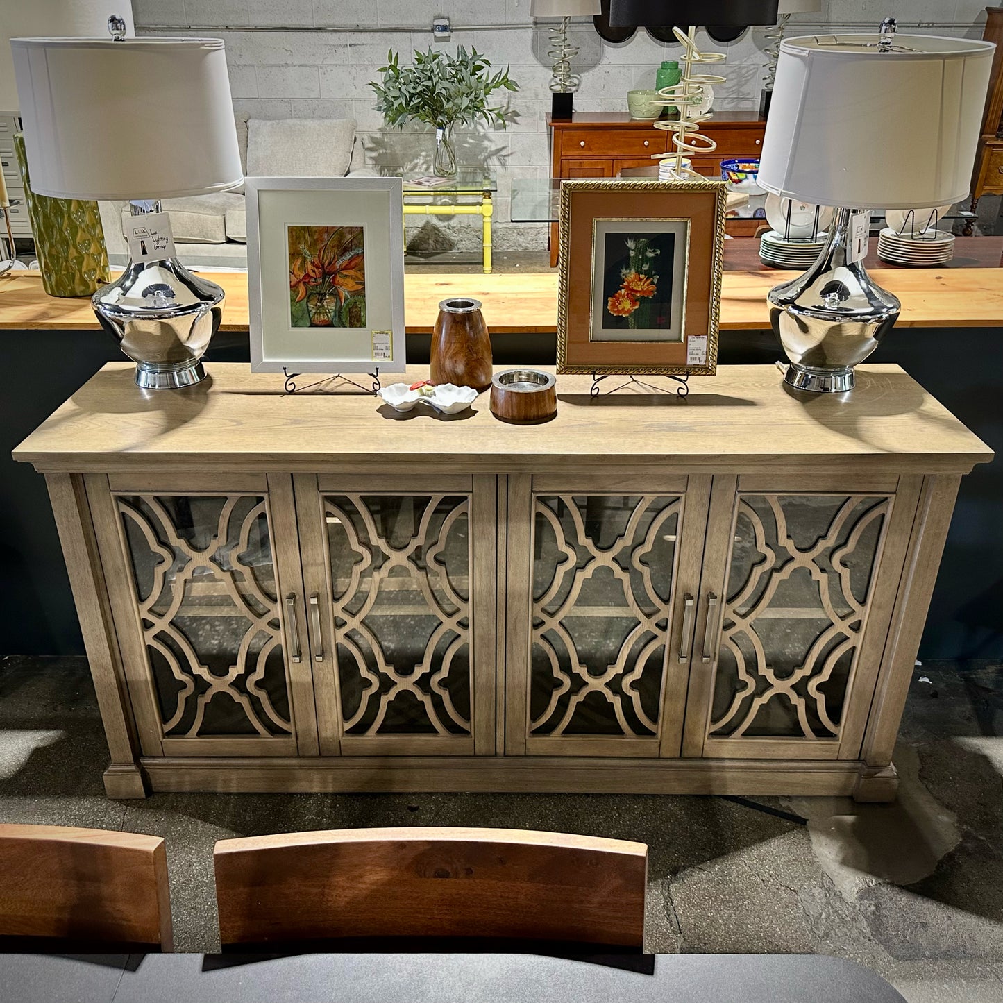 NEW Huntington Accent Console, Foremost Home, Brown, 70" L x 19" W x 34" H