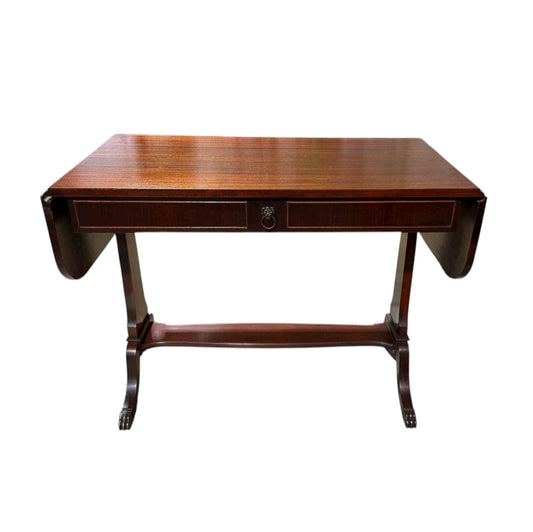 English Regency mahogany drop leaf table, c. 1940