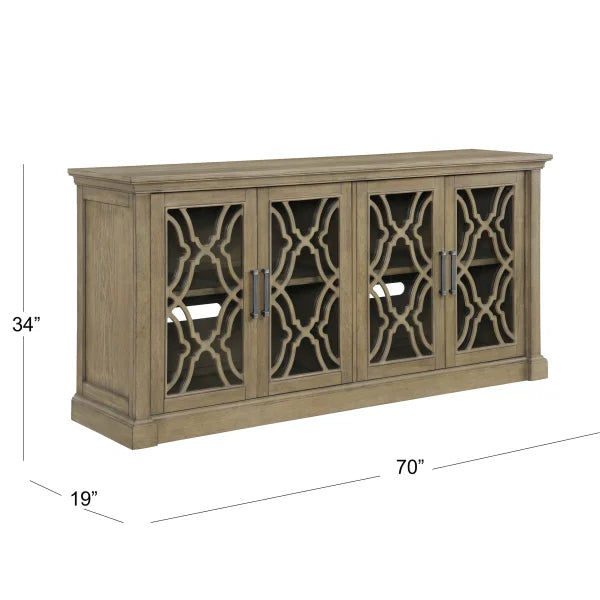 NEW Huntington Accent Console, Foremost Home, Brown, 70" L x 19" W x 34" H