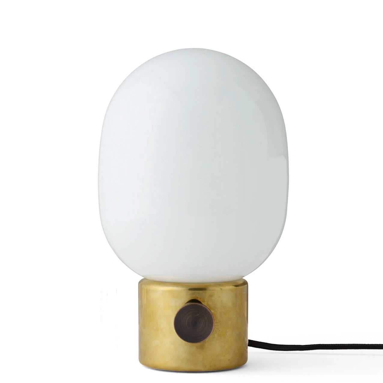 Audo Copenhagen JWDA Table Lamp, Mirror Polished Brass, 6.75" Dia x 11.4" H
