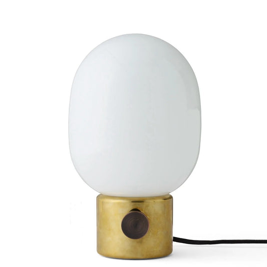 Audo Copenhagen JWDA Table Lamp, Mirror Polished Brass, 6.75" Dia x 11.4" H