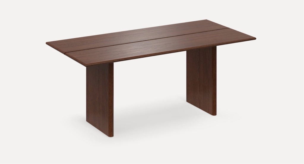 NEW Gallery dining table, walnut, 34" W x 72" D x 29.5" H
