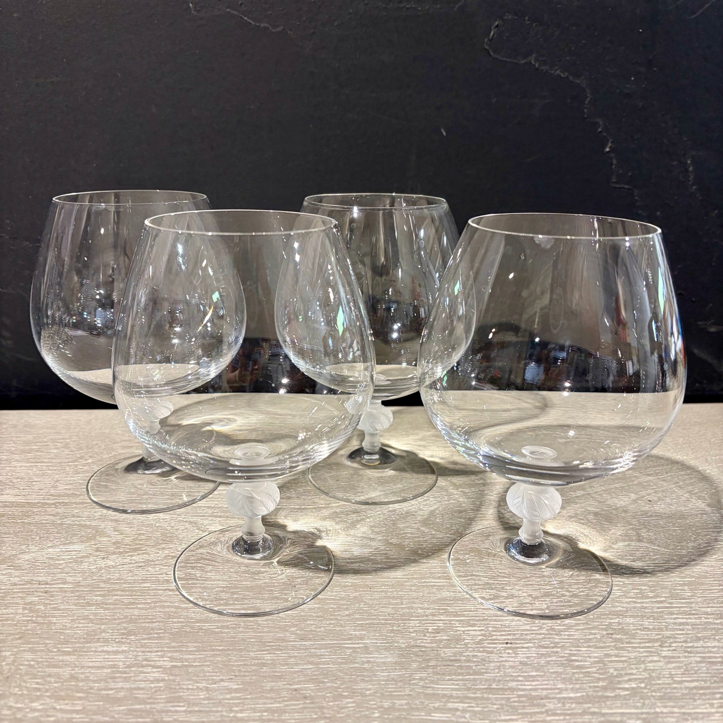 4 VTG Isabelle by Sasaki Brandy Glass "6