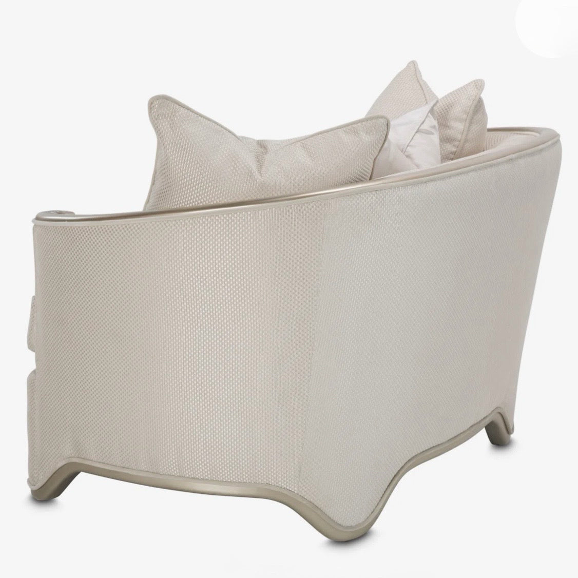 Michael Amini, London Place Chair& 1/2, 18.5''H X 38' W X 24''D