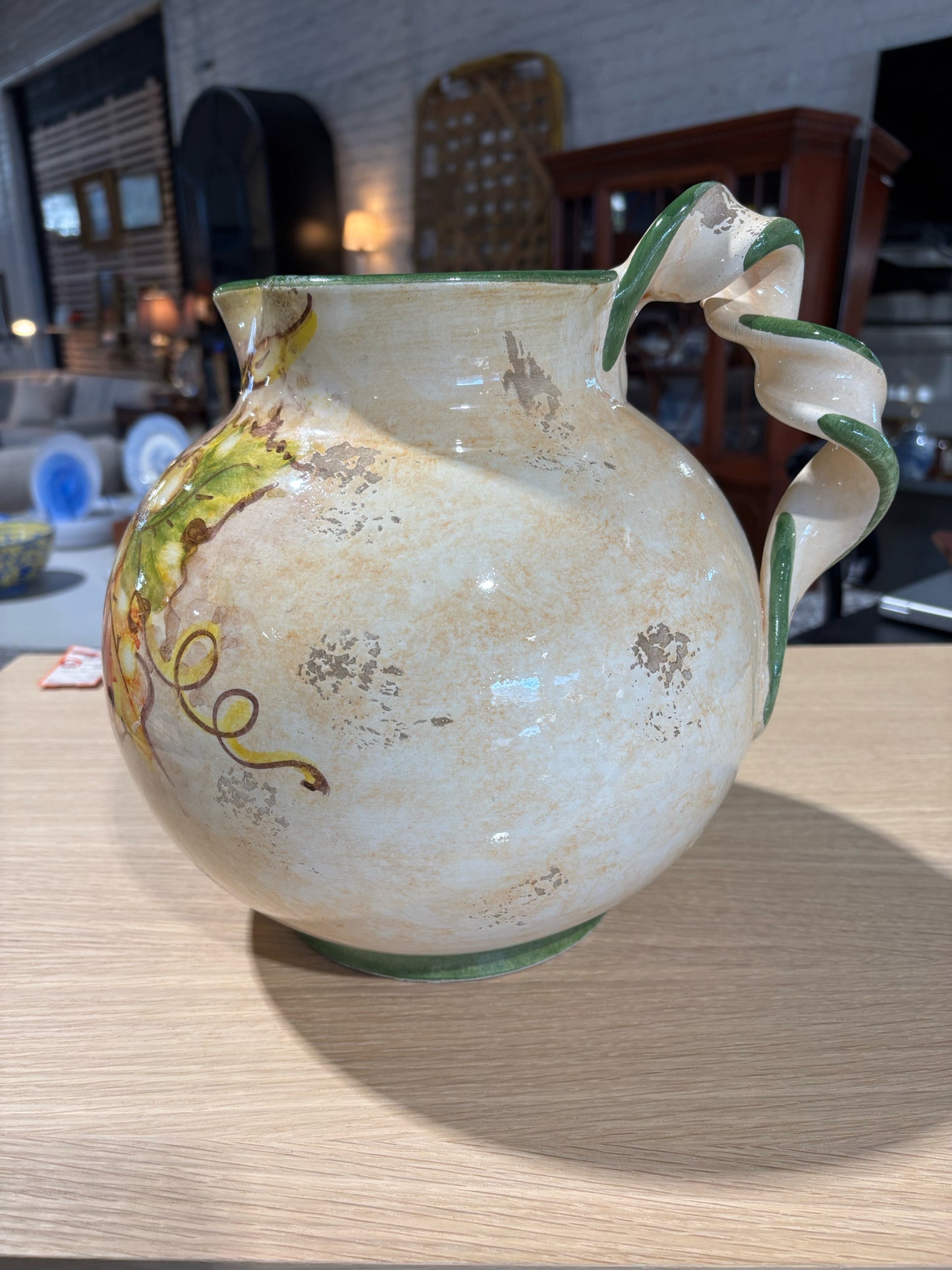 Italian Water Pitcher 10.5H x 12W