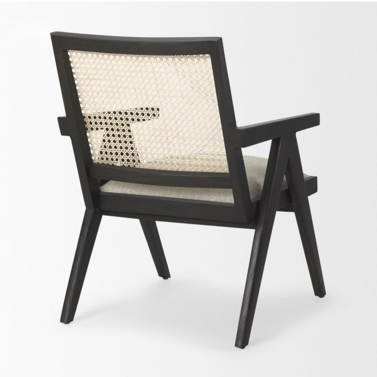 NEW Donna Cane-Back Accent Chair, 21.7"L x 27.5"W x 32"H