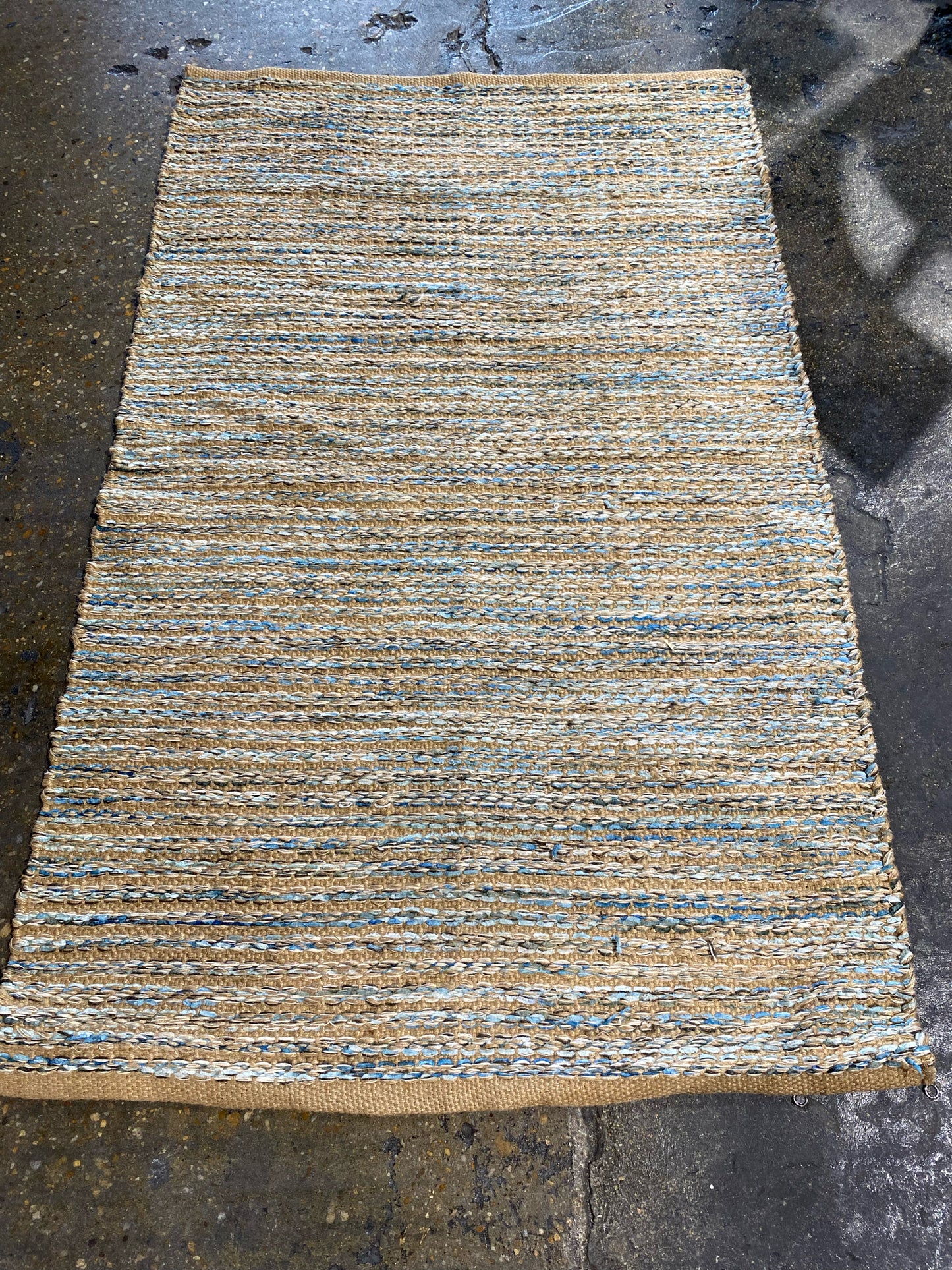 Jute/Cotton Rug, 3'W x 5'L
