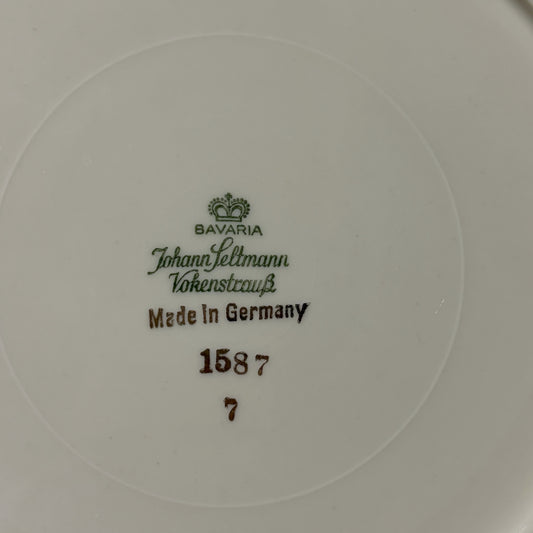 Johann Seltmann Bavaria Vohenstraub Dessert Plate, 7.75"Dia
