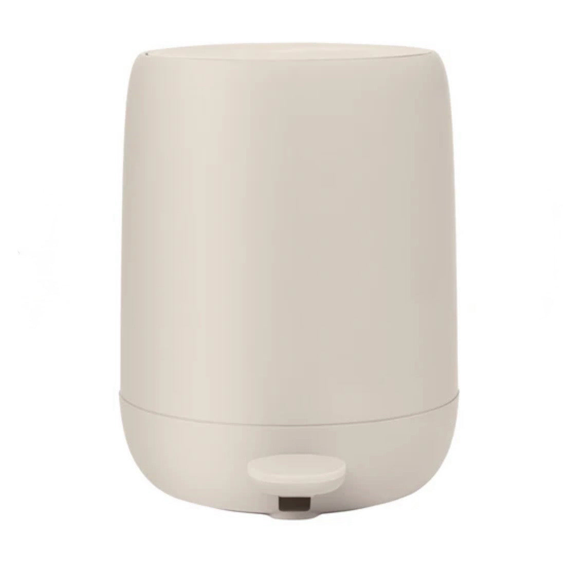 Sono Pedal Bin Wastebasket, Moonbeam, 9.5"W x 7.8"D x 10.1"H