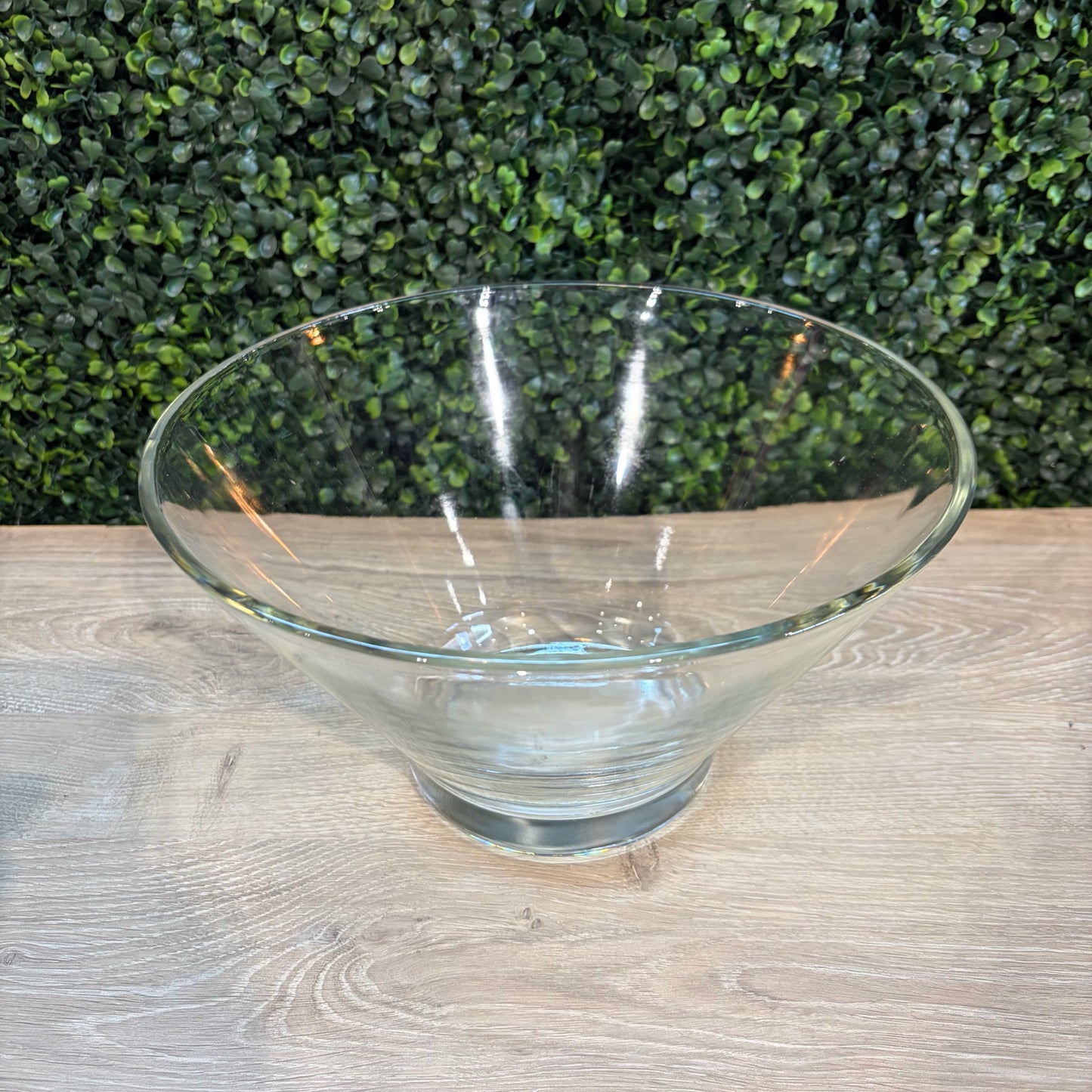 Glass Bowl, 6"H x 10.5"Dia