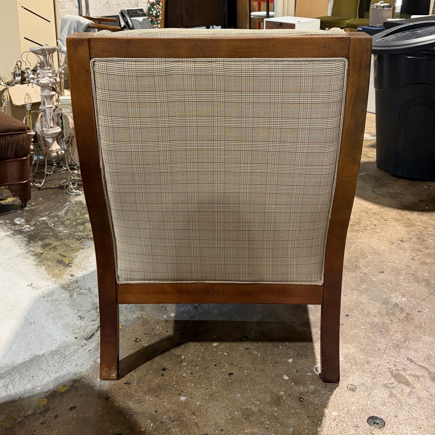 Nailhead Club Chair, 28"W x 35"D x 38"H