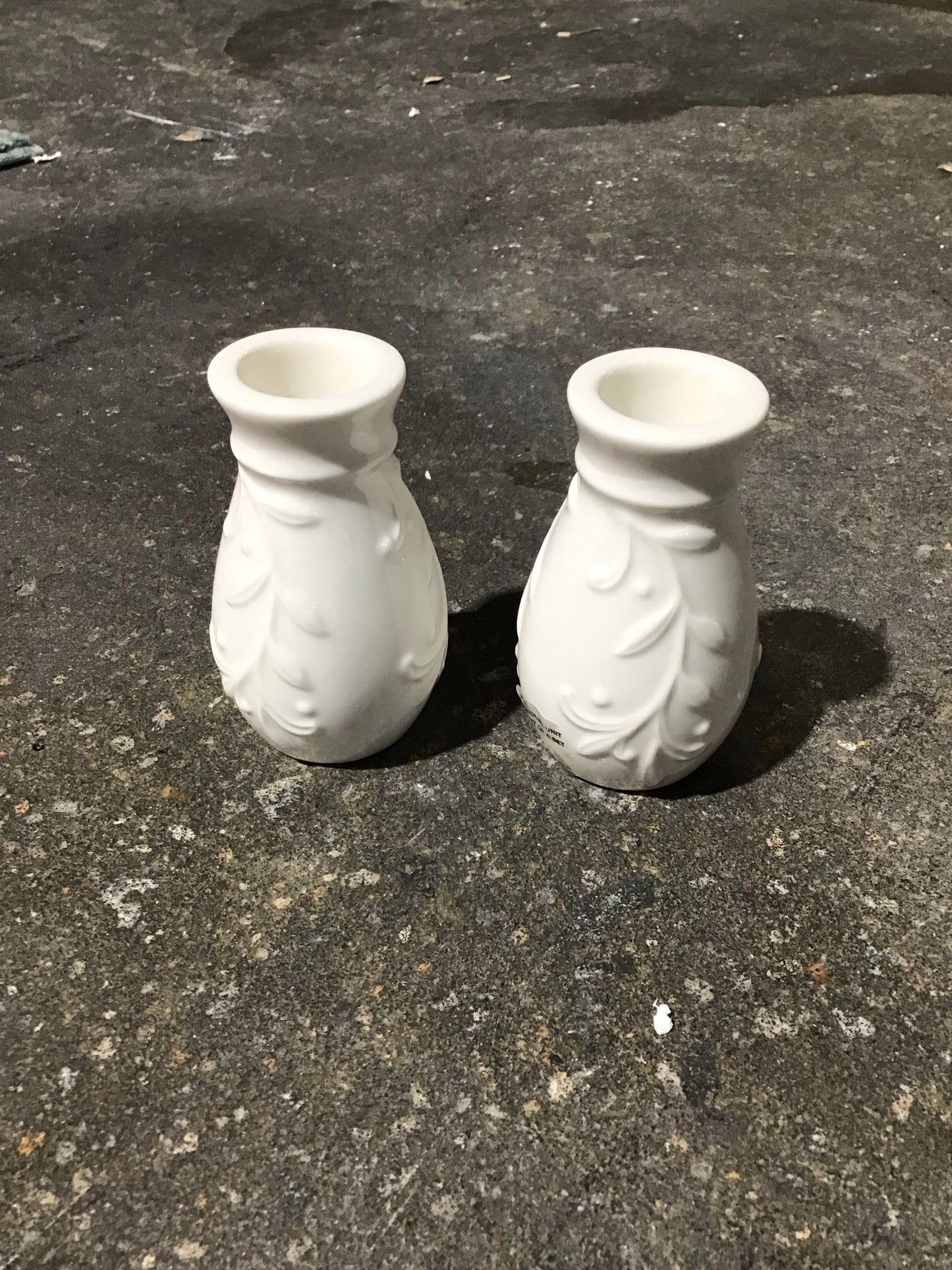 Lenox Opal Innocence Candlestick Pair 3" H x 2" W