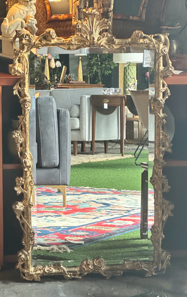John Richard Floral Baroque Style Mirror 23"w x 39"H