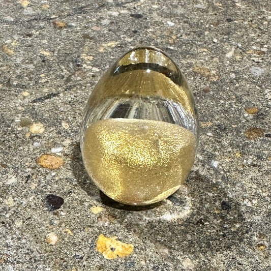 Golden Egg paperweight, 2.5"