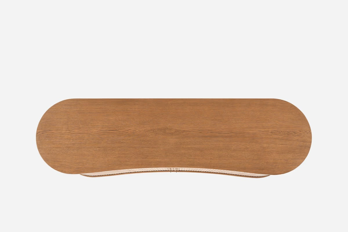 Castlery Harper Sideboard, Chestnut & Brass, 78.75" W x 19.75" D x 25.75" H