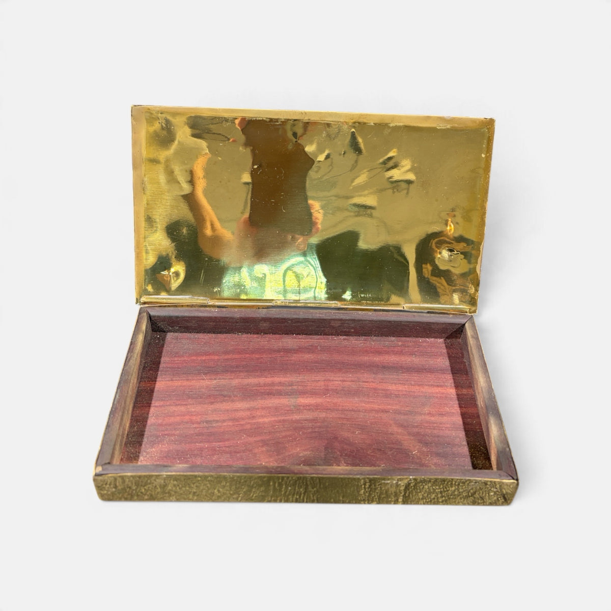 VTG Aztec Mosaic Trinket Box