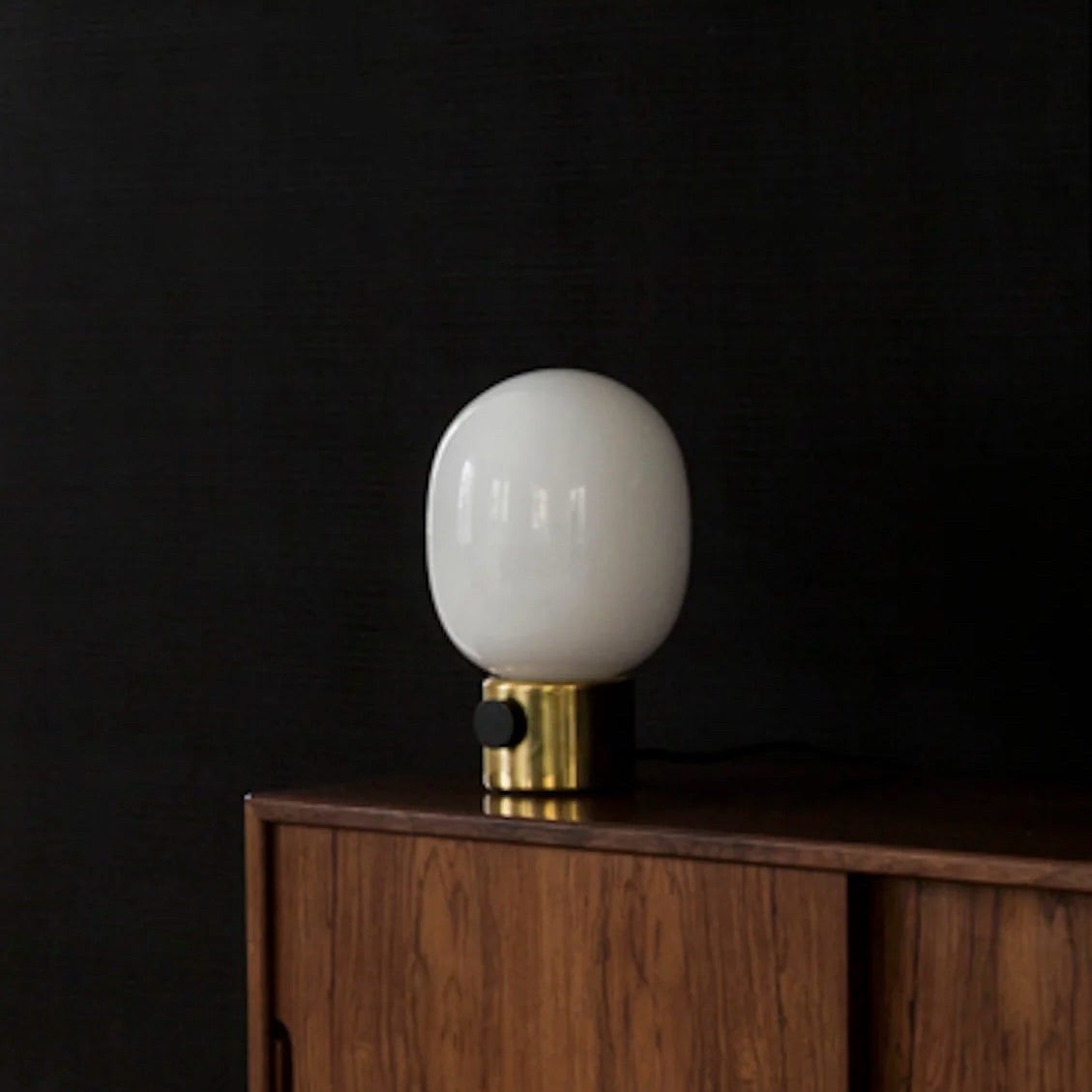 Audo Copenhagen JWDA Table Lamp, Mirror Polished Brass, 6.75" Dia x 11.4" H