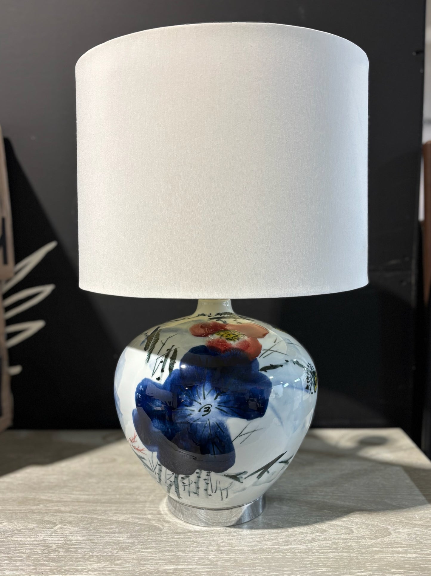 John-Richards Ethereal Blossoms Lamp 11.5" W x 11.25 D x 25" H