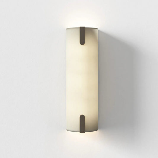 NIB 2Modern Astro Elba 400 Wall Sconce, Putty Fabric, 4.9" W x 3.9" D x 15.75" H