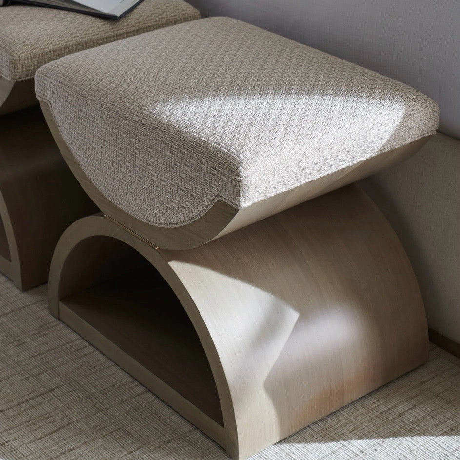 Open Enrollment Ottoman, 22"W x 17"D x 19.5"H