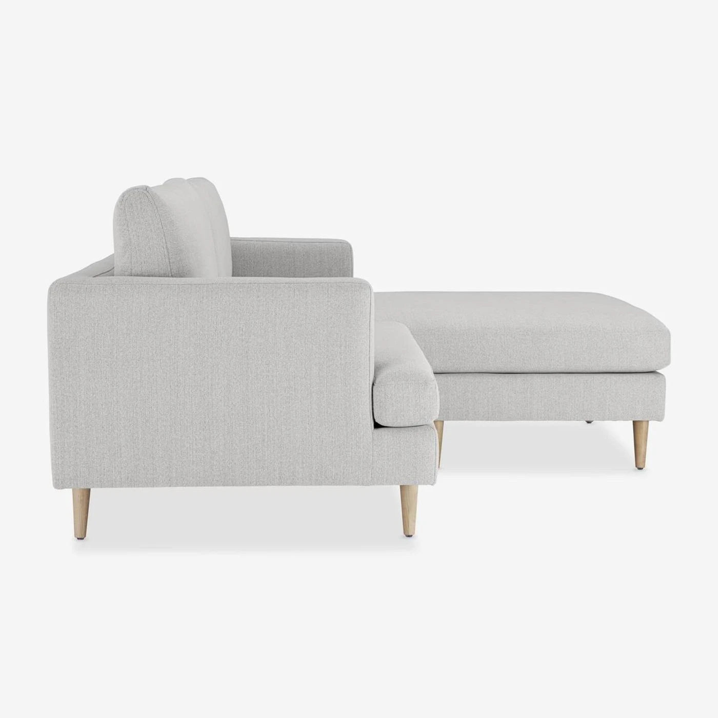 NEW Ludlow sectional, dove, 80"W x 66.75"D x 32"H