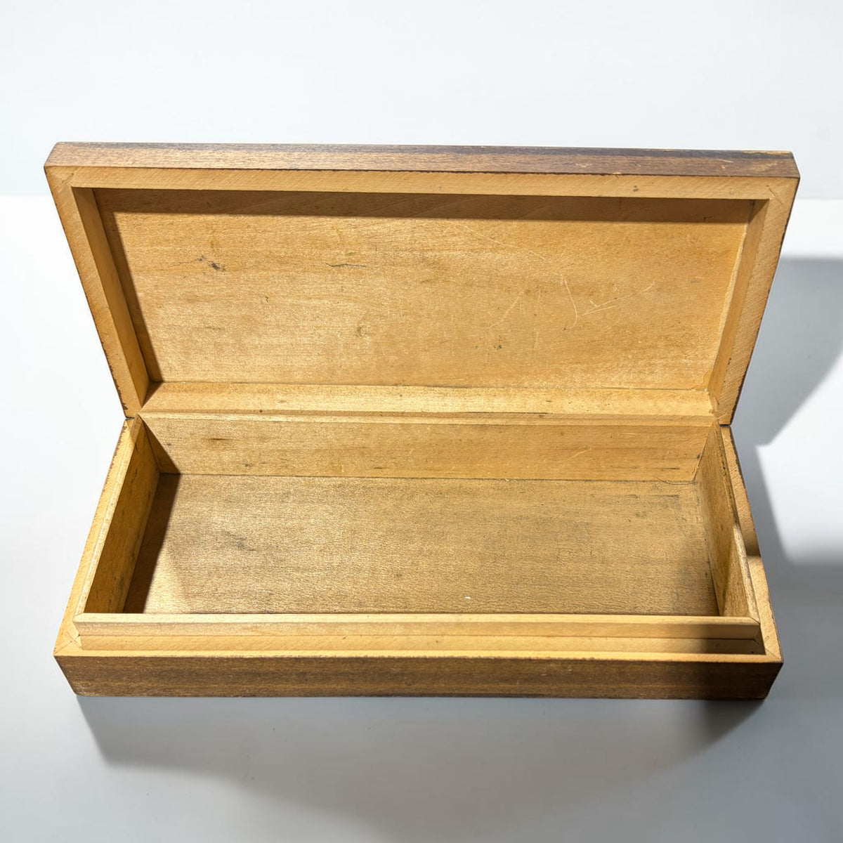 Wooden Russian Hinged Box 1.5"H x 8"W x 3"D