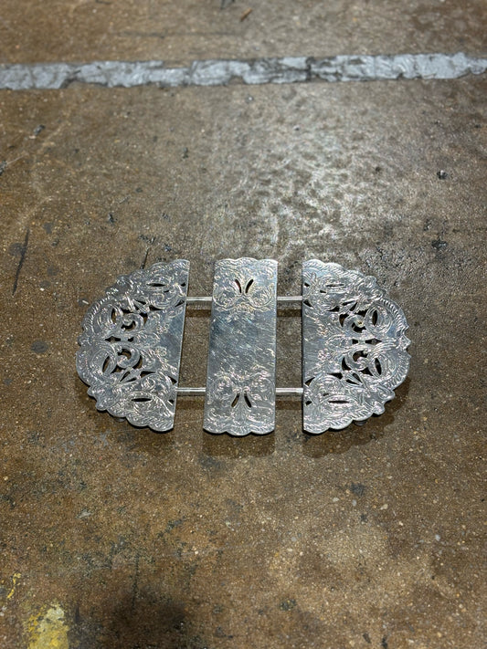 Extendable Trivet, Poole Silver Co, 11" W x 8.5" D x .5" H